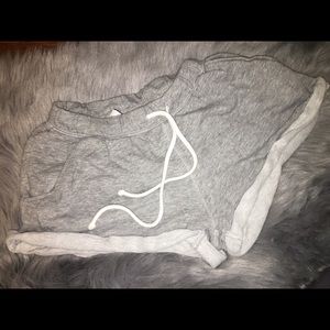 H&M Grey Sweatpant shorts